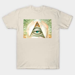 Illuminated Vision (3) - Trippy Psychedelic Eye T-Shirt